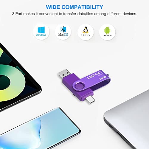 Clé USB OTG pour libérer la mémoire saturée Android 256 Go