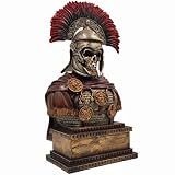 MAUNDEN Roman Empire Undead Centurion Warrior Resin Statue Sculpture Ornament Figurine Craft for Hom