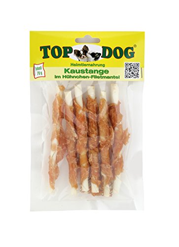 Top Dog Kaustange im Hähnchenfiletmantel | Kausnack für Hunde | Trainingssnack | 1x 70g Cover