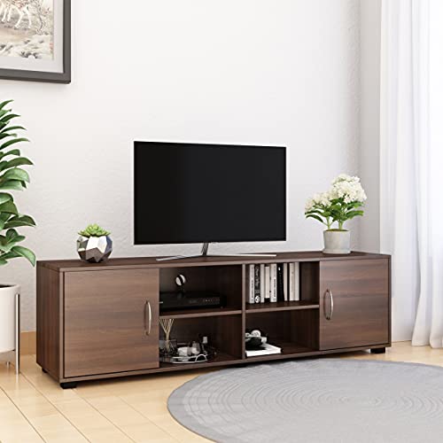 Image of Home Centre | Clary | Engineered Wood | TV Units | Brown | 1 Year Warranty