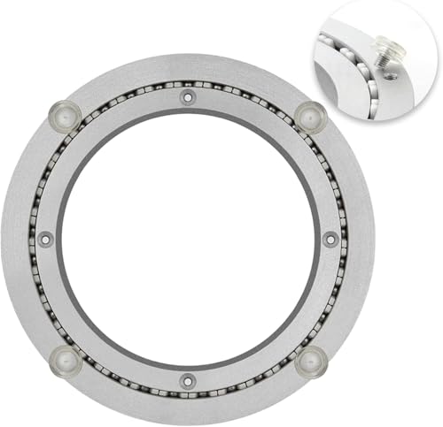 Cojinete Giratorio De Aluminio De Alta Resistencia, Rodamiento De Mesa Lazy Susan, Plataforma Giratoria, Base De Rodamiento, Herrajes, Cojinete De Mesa Grande, 8 Pulgadas, 1, 28 Inches (700mm)