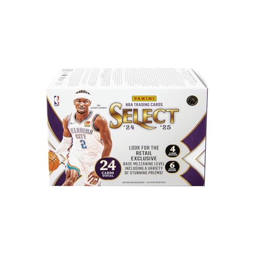 2024–25 Panini Select Basketball Blaster Box – Official NBA Trading Cards – Retail Exclusive Parallels, Inserts & Rookie Cards – Sealed Box