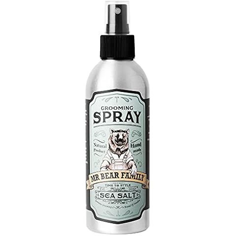 Sea Salt Spray for Hair Men - Flexible Hold Matte Finish Texturising Spray for Men - Revitalising Anti Dandruff Mens Hair Styling Spray for Volume Texture And Body - Springwood Scented 200ml Cover