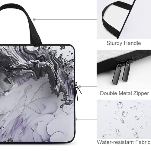 Bolso de hombro para laptop con imagen nublada miniatura 4