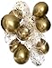 Cavore Konfetti Luftballon Set in Gold metallic – 20 Stück – Partydeko Ballons für Geburtstag, JGA, Taufe, Hochzeit, Babyparty & Silvester