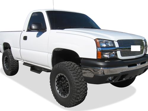 Estribos iArmor 6.5 pulg acero inoxidable para Silverado miniatura 2