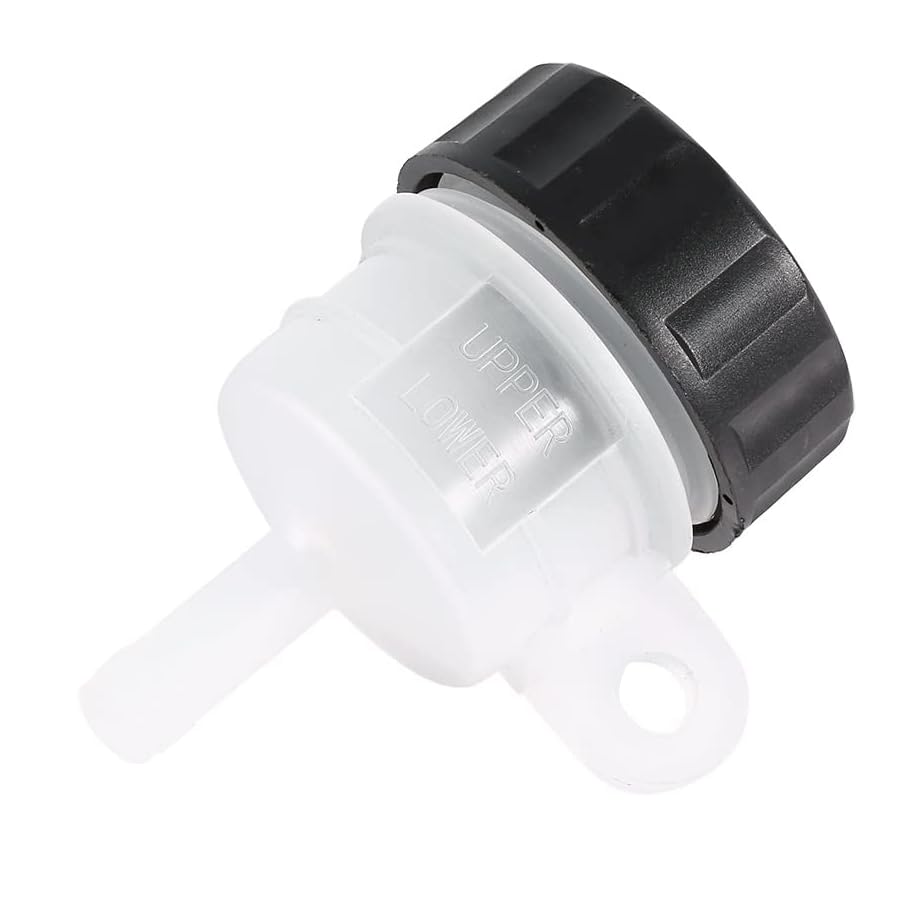 AUTOZOCO Depósito De Líquido Del Cilindro De Freno moto, Depósito de fluido de frenos, Compatible con Kawasaki CBR YZF R6 1999-2009, Apto para moto 50cc 90cc 110cc 125cc ATV Dirtbike PitBike