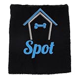 Always Looking Good Embroidered Personalised Dog Towel Super Absorbent Drying Dog Towel New Puppy Gifts Pet Presents… (Large, Black)