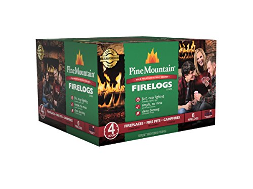image for Pine Mountain Traditional 4-Hour Firelog, 6 Logs Long Burning Firelog 