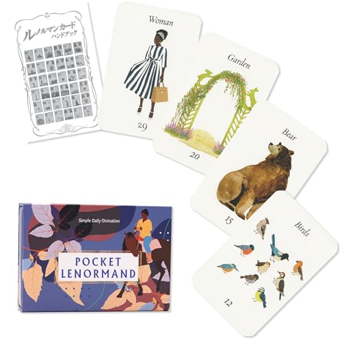 ポケット ルノルマン：毎日の簡単な占い Pocket Lenormand: Simple Daily Divination ルノルマンカード占い 日本語解説書付き 正規品