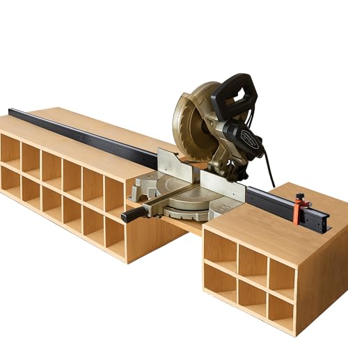 O'SKOOL Miter Saw Fence System with Flip Stop