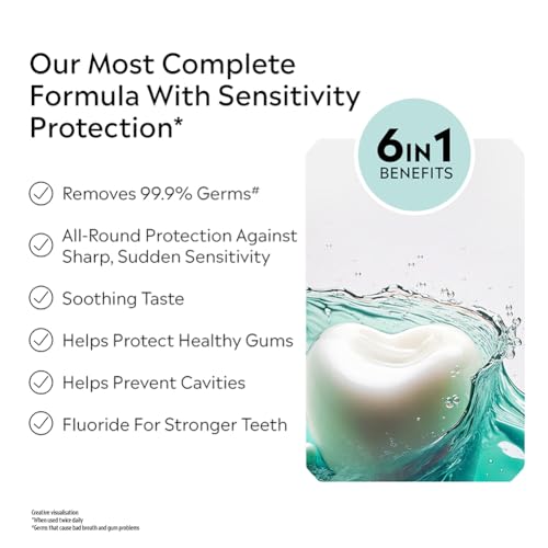 Image of Listerine Total Care Sensitive Soothing Taste 250ml (Pack of 3)