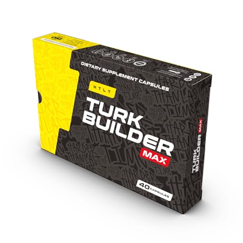 HTLT Turk Builder MAX Dietary Supplement with Turkesterone 40 Capsules Blister Pack