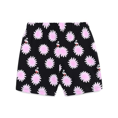 Image of Toddler Girls Summer Clothes Cotton Short Sleeve T Shirt and Short Set Girls Outfit 2 Piece
