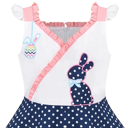 Sunny Fashion Girls Dress Heart Print Pink3