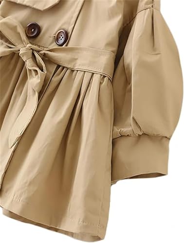 MW&FOFJR Toddler Girl Trench Coat Spring Autumn Windbreaker Jacket4