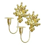 * 【Ensemble de 2 pièces】 : Comprend deux bougeoirs, idéal pour créer un effet décoratif équilibré et symétrique.
