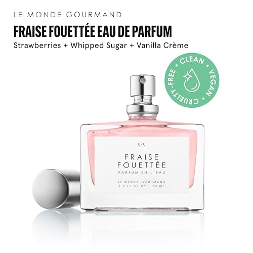 Image of Le Monde Gourmand Fraise Fouettee Spray Eau de Parfum - Vanilla, Strawberry, Sugar Perfume Notes -1 fl oz (30 ml)