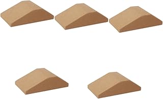 ABOOFAN Maca De Bloco De Agachamento Para Panturrilha 5 Peças Prático Cortiça Bloco De Ioga Antiderrapante Bloco De Ioga Placa Inclinada Para Alongamento De Panturrilha Maca De