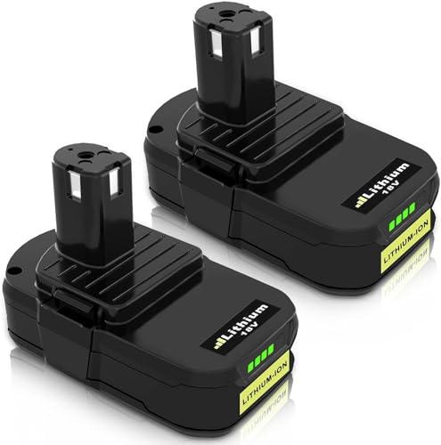 Batterie pour Ryobi 18V Powayup au lithium de 3000mAh pour doubler l'autonomie