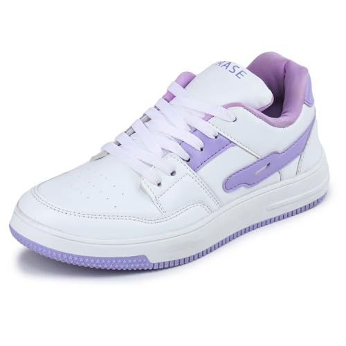 Image of TRASE Casual Sneaker Shoes for Women | Soft Cushioned Insole | Sneakers for Woman | Lightweight | Comfortable | Stylish, Trendy Girls and Women Sneakers with Laces