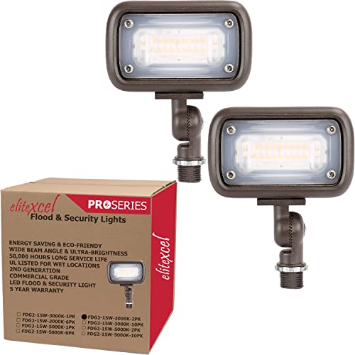 Elitexcel 15W LED Flood Light