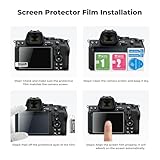 K&F CONCEPT Screen Protector Compatible with Nikon Z50 II/ Z5/ ZF/ Z6/ Z6 II/ Z7/ Z7 II Camera Accessories 3 Pack, 0.3mm 9H Hardness Tempered Glass Anti-Scrach with Hot Shoe Cover Cleaning Cloth - Image 7