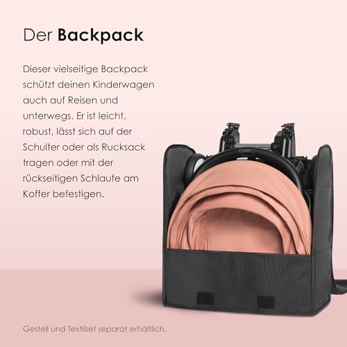 Babyzen YOYO Backpack - Schützt den Kinderwagen auf Reisen - Faltbar zum einfachen Verstauen - Passt für YOYO und YOYO Connect