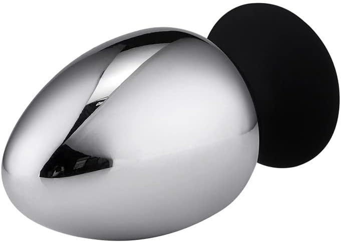 Sex Anal Plug Stainless Steel Anal Beads Butt Plug with Big Balls Prostate Massage Trainer Anal Dilator for Couple and Lovers