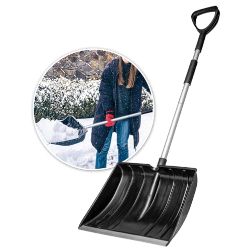 OCGIG Snow Shovel for Driveway Car Garage Home Snow Removal, Heavy Duty 48inch Long Large Capacity...