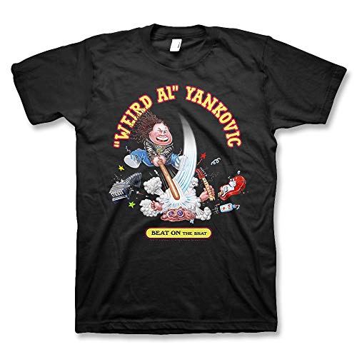 Weird Al Yankovic Beat on The Brat Mens Black Short Sleeve T Shirt 80s Graphic Tees