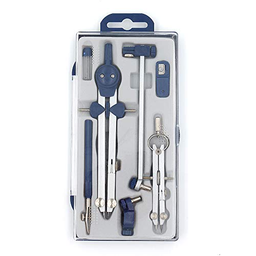 Drawing Compass Set, Circle Drawing Tool, Compass Drawing Tool with Large Extension Beam, Suitable for Drafting, Engineering and Architecture