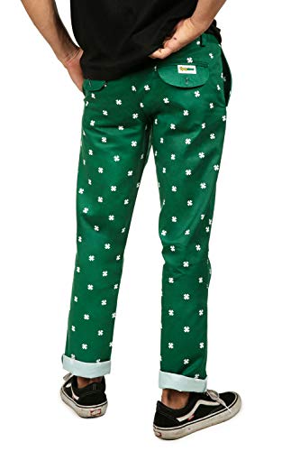 Tipsy Elves Classic Fit Pants for Men - Loud and Colorful Patterned Slacks Adult - Ultra Soft with Premium Construction2