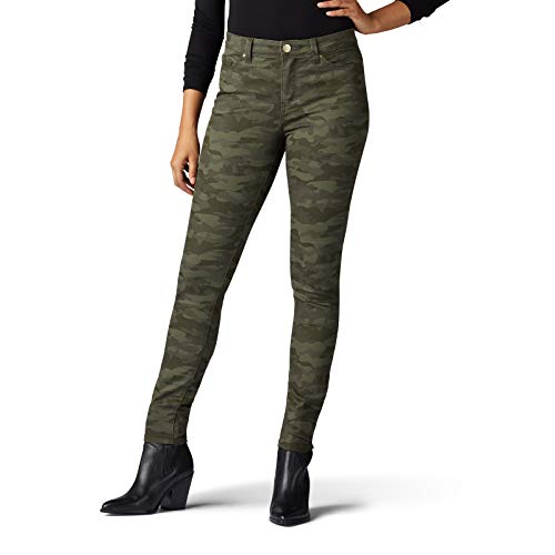 Lee Women s Sculpting Slim Fit Skinny Leg Jean, Hunter Camo, 18