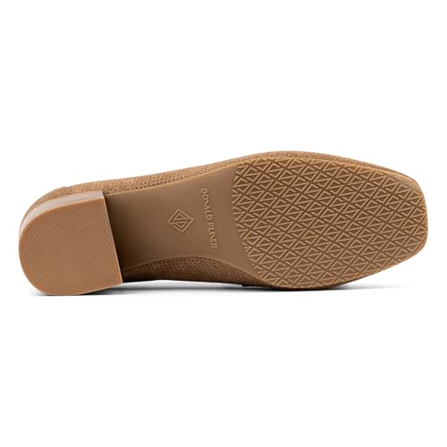 Image of Donald Pliner Women's Kressida Dress Loafers, 2 inch Block Heels for Women, Slip-On Heels for Women