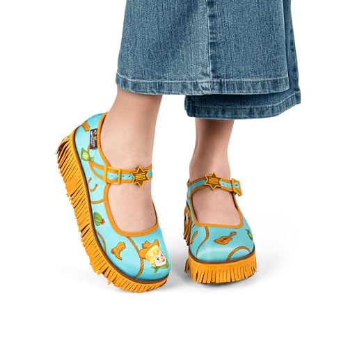 Image of Hot Chocolate Design Whimsical Women's Platform Mary Jane Shoes