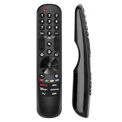 RIVIERA Replacement Magic Remote Control for LG Smart ThinQ OLED Nanocell WebOS UHD TV with Voice and Pointer Function. Compatible with Year 2018-2024 Version MR24/23/22/21/20GA MR18BA