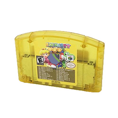image for Cenxaki Game Cartridge Card for Nintendo N64 with Mario Party 1 2 3 an