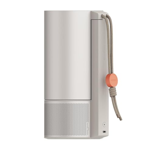 XGIMI MoGo 3 Pro Novo Projetor Portátil, Google TV com Netflix Oficial, Suporte Ajustável Integrado, Compatível com Power Bank, 450 ISO Lúmens, ISA 2.0, Harman Kardon 10W