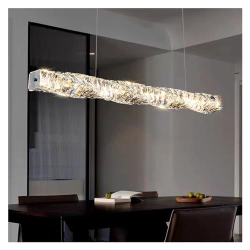 Lustre à LED en cristal de style luxueux moderne pour salon et chambre chic