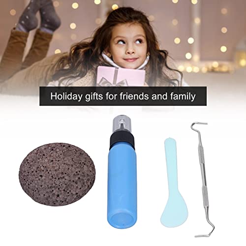 Peel Stone Kit Picking Rock Toy DIY Oval Stone Picking Rock Kit Fidget Toy Anxiety Relief Mental Relaxation for Boys Girls Adults(Blue Latex) - Image 4