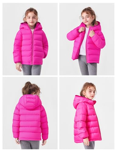 Hooded Puffer Jackets for Girls Lightweight and Packable Autumn a Winter Coat4