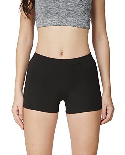 Image of Good Connection Boyshort Yoga Workout Panties Comfortable Breathable Quick Dry Seamless Underwear