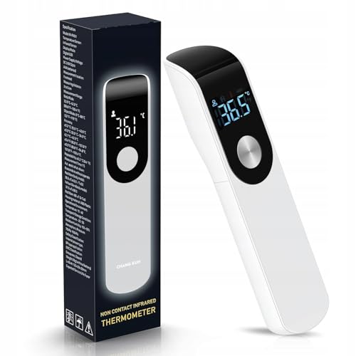 Forehead Fever Thermometer for Adults and Kids, No Touch Infrared Digital With Fever Alarm, ℃ / ℉, Instant Reading, Temperature