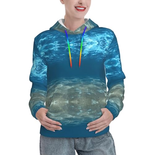 Sweat à capuche vague océan pour vos balades fraîches en bord de mer