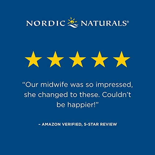 Nordic Naturals - Prenatal DHA, Supports Brain Development in Babies During Pregnancy and Lactation, (500 mg), 180 Soft Gels
