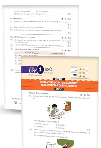 Image of Educart NCERT & CBSE Class 8 Science Curiosity One Shot Book 2026 | Reference Guide and Practice Workbook with Pull-Out Sheets for 2026-27