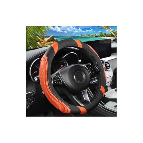 Osilly 15 Inch Car Leather Steering Wheel Cover
