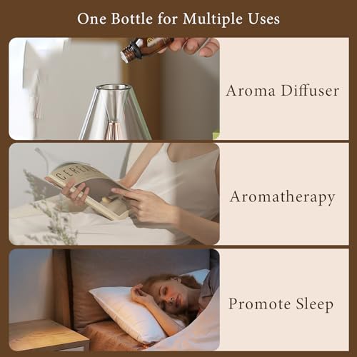 Essential Oils Set - 100% Natural, Contains Woody Floral, Long Lasting Scent, Home Diffuser Oil for Humidifiers, Diffuser, Aromatherapy, Relax Mood, Purify Space - 15 ML (Lucky) - Image 5
