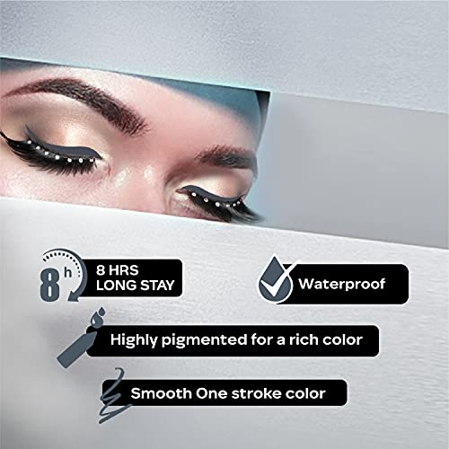FACES CANADA Ultime Pro Longwear Eye Pencil - Dark Sparkle 03, 1.2 g | 8 Hr Long Stay | Smooth One Stroke Application | Intense Color Pay Off | Soft Blendable Formula | Smudge... - Image 3